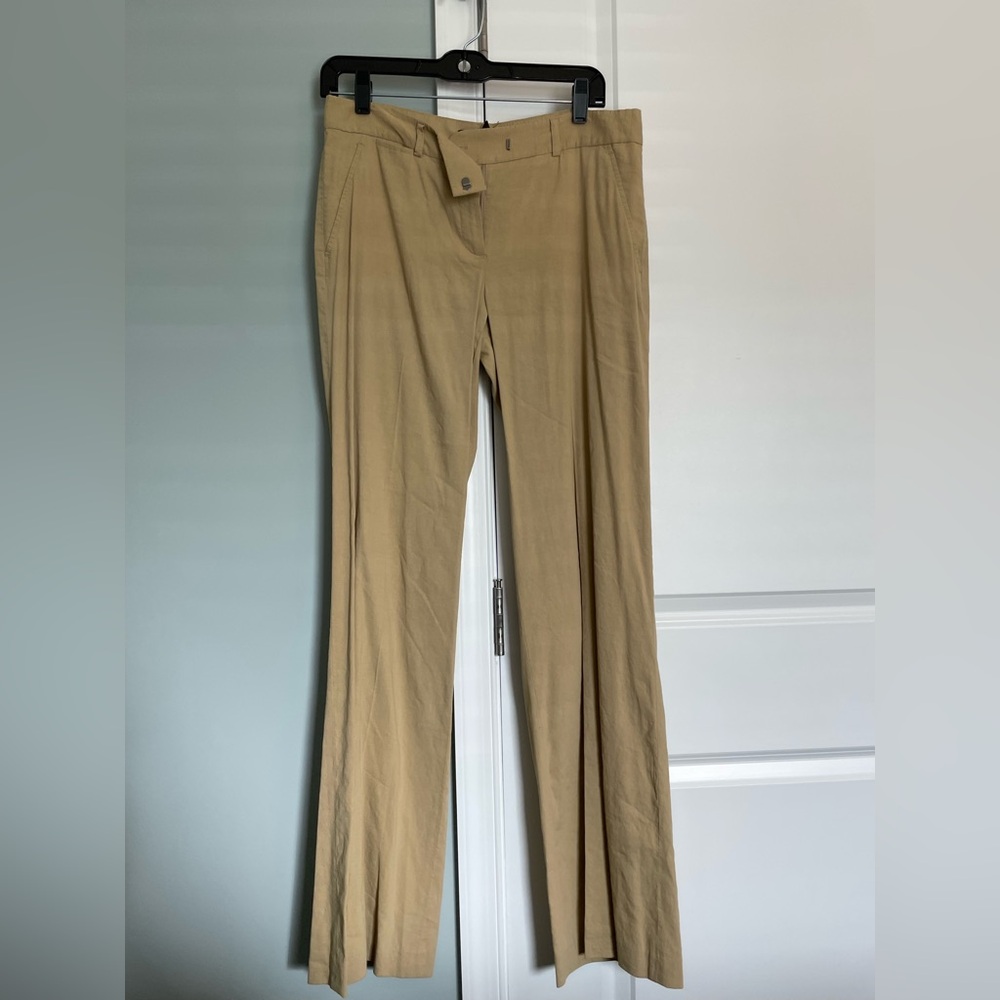 Theory NWT linen khaki pants size 6! Retail $225